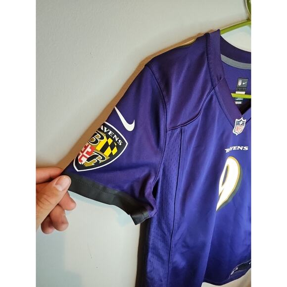 Women’s Nike On-Field Justin Tucker #9 Baltimore Ravens Football Jersey Medium - Picture 3 of 9